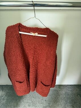 Pink republic Women’s Burt Orange Cardigan with Pockets Size XL